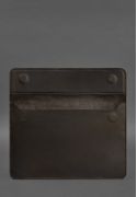 Фото Кожаный чехол-конверт на магнитах для MacBook 14 Темно-коричневый Crazy Horse (BN-GC-22-o)