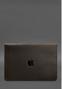 Фото Шкіряний чохол-конверт на магнітах для MacBook 14 Темно-коричневий Crazy Horse (BN-GC-22-o)
