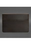 Фото Кожаный чехол-конверт на магнитах для MacBook Air/Pro 13'' Темно-коричневый