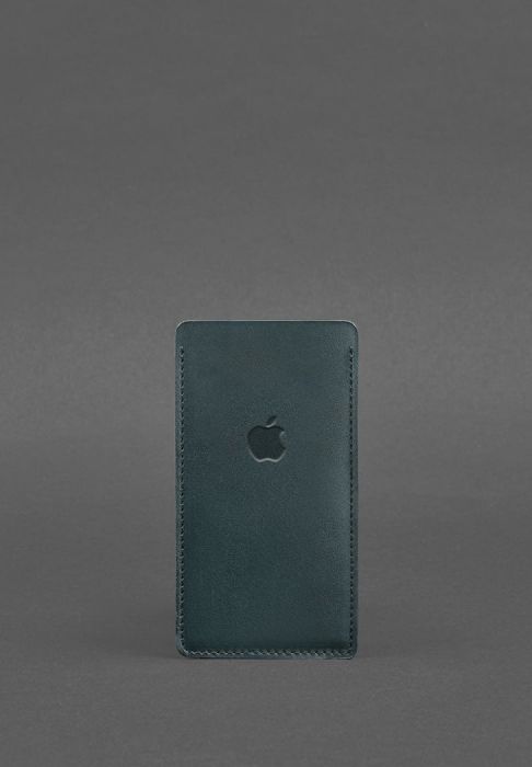Шкіряний чохол для iPhone 12 Зелений Краст