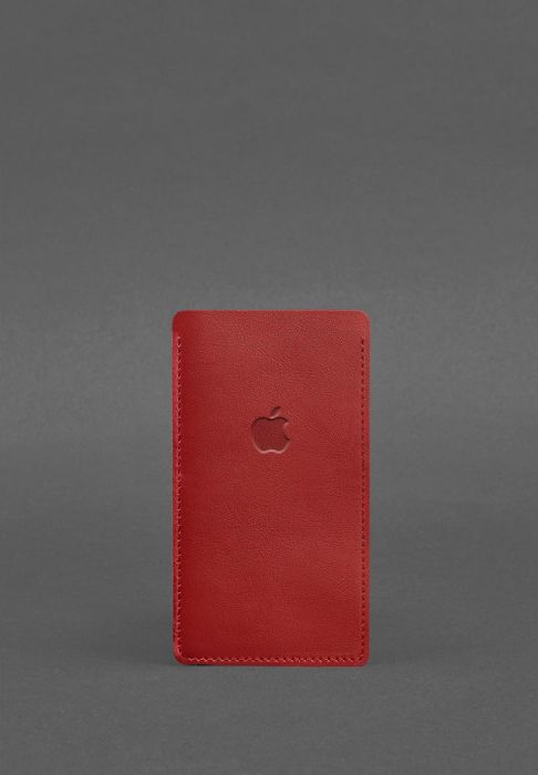 Кожаный чехол для iPhone 11 Красный