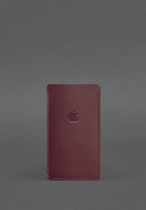 Фото Шкіряний чохол для iPhone 11 Бордовий (BN-GC-1-vin)
