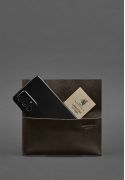 Фото Кожаный чехол для смартфона темно-коричневый BlankNote (BN-GC-5-o) 
