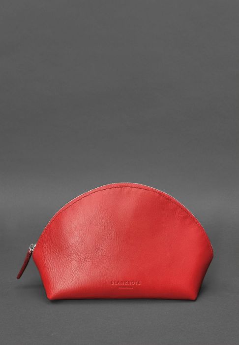 Фото Женская кожаная косметичка 8.0 Красная (BN-CB-8-red)