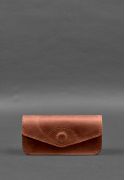 Фото Кожаная сумка-футляр для очков (мини-сумка) светло-коричневая Crazy Horse (BN-GC-26-k-kr)