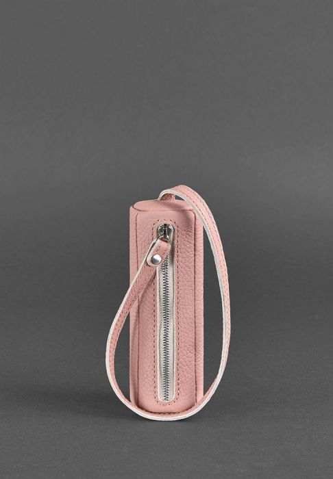 Фото Женская кожаная ключница 3.0 Тубус розовая