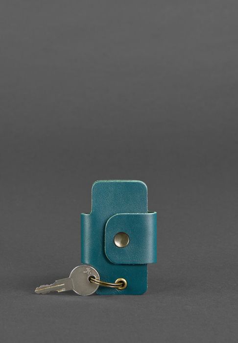 Фото Шкіряна ключниця смарт-кейс 4.0 зелена