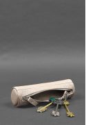 Фото Женская кожаная ключница 3.1 Тубус XL светло-бежевая (BN-KL-3-1-crem-brule)