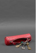 Фото Жіноча шкіряна ключниця 3.1 Тубус XL червона (BN-KL-3-1-rubin)