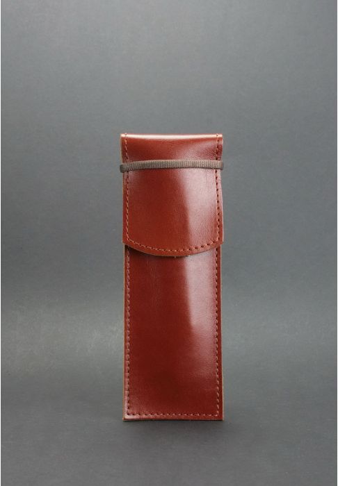 Фото Кожаный чехол для ручек 1.0 светло-коричневый