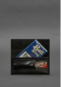 Фото Кожаный кисет для табака 1.0 черный Краст (BN-KT-1-g)