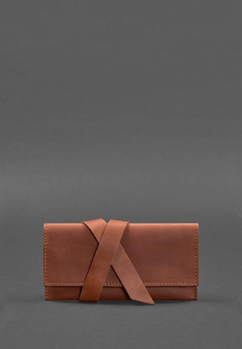 Кожаный кисет для табака 1.0 светло-коричневый Crazy Horse