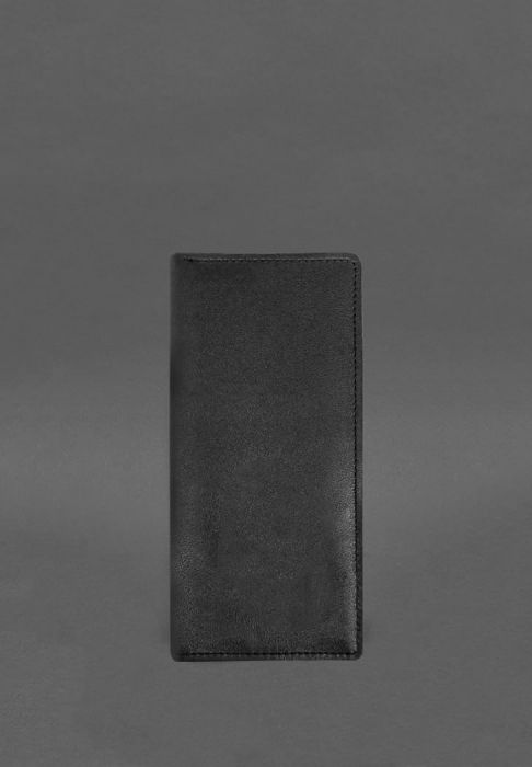 Фото Кожаное портмоне  12.0 черное Краст BlankNote (BN-PM-12-g) 