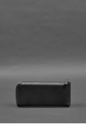 Фото Кожаное портмоне-купюрний на молнии 14.0 Черное (BN-PM-14-g)