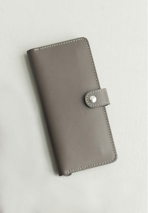 Шкіряне жіноче портмоне 7.0 темно-бежеву