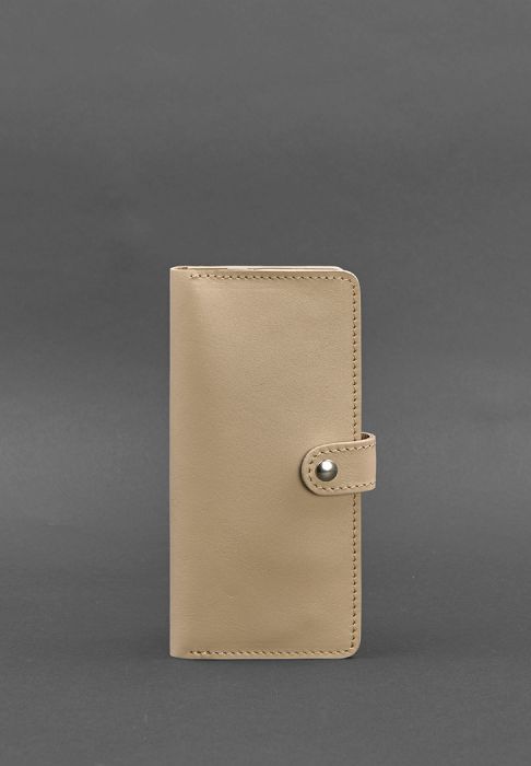Шкіряне жіноче портмоне 7.0 Світло-бежевий