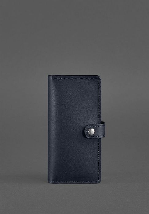 Кожаное портмоне 7.0 темно-синее