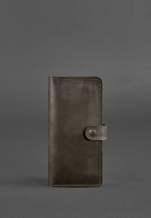 Фото Кожаное портмоне 7.0 Темно-коричневое Crazy Horse