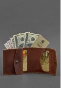 Фото Шкіряний гаманець 2.1 світло-коричневий Crazy HorseBlankNote (BN-W-2-1-o)