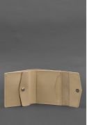 Фото Жіночий шкіряний гаманець 2.1 світло-бежевий (BN-W-2-1-light-beige)