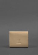 Фото Жіночий шкіряний гаманець 2.1 світло-бежевий (BN-W-2-1-light-beige)