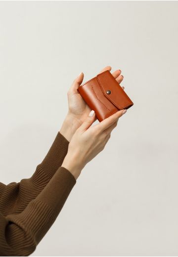 Шкіряний гаманець 2.1 світло-коричневий