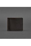 Фото Чоловіче шкіряне портмоне коричневе 1.0 затиск для грошей BlankNote (BN-PM-1-choko)