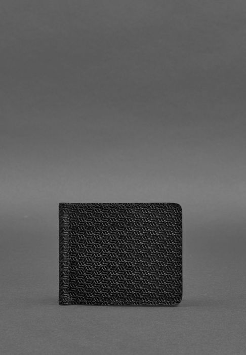 Фото Портмоне 1.0 (зажим для грошей) Карбон Графіт - чорний