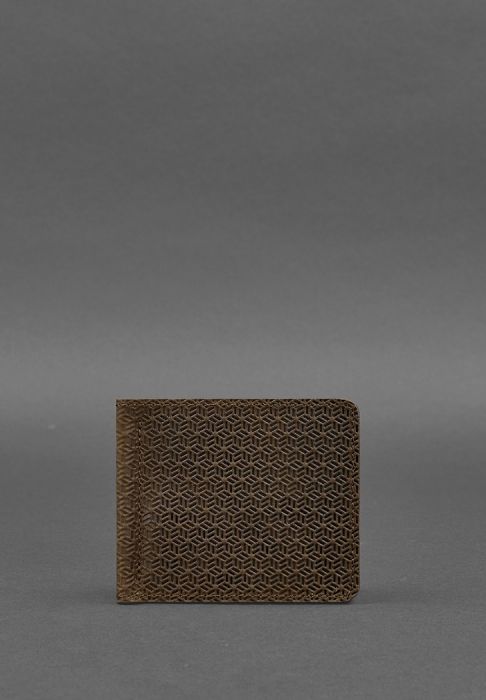 Фото Портмоне 1.0 (зажим для грошей) Карбон Горіх - коричневий