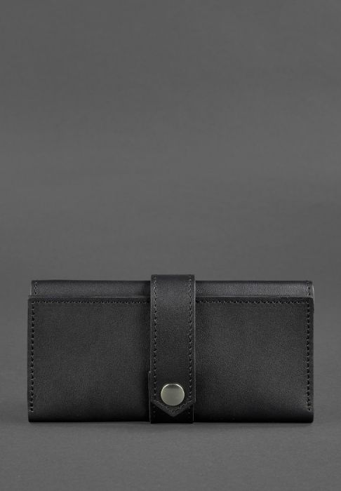 Фото Портмоне 3.0 (Шкіра Krast) Графіт - чорний