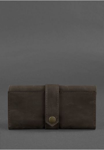 Кожаное портмоне 3.0 темно-коричневое