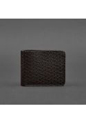 Фото Мужское кожаное портмоне 4.1 (4 кармана) коричневое Карбон BlankNote (BN-PM-4-1-choko-karbon) 