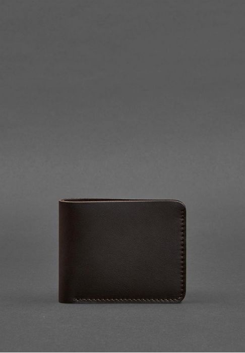 Мужское кожаное портмоне 4.1 (4 кармана) коричневое