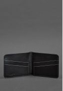 Фото Мужское кожаное портмоне 4.1 (4 кармана) черное