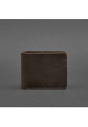 Фото Мужское кожаное портмоне 4.1 (4 кармана) темно-коричневое