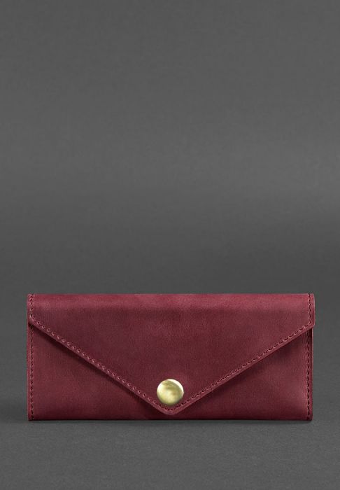 Фото Гаманець Керрі 1.0 (Шкіра Crazy Horse) Виноград - бордовий