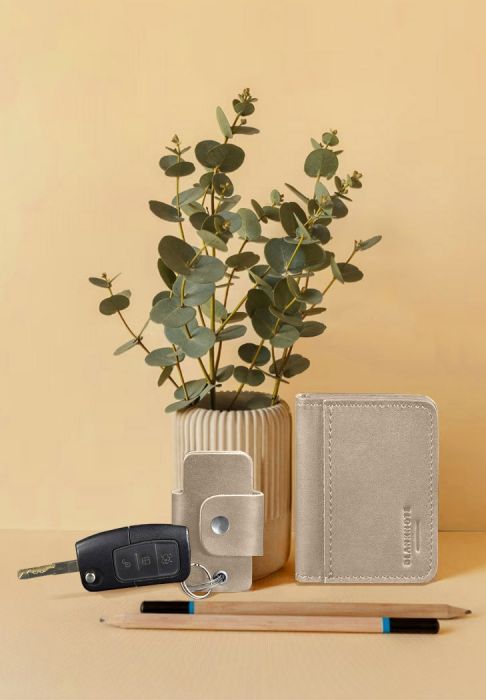 Набор кожаных аксессуаров AUTO 1.0 светло-бежевый