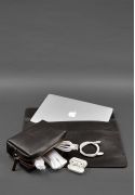 Фото Кожаный набор Мобильный Универсальный темно-коричневый (BN-set-4-choko)