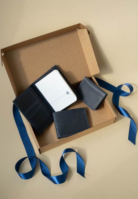 Мужской подарочный набор кожаных аксессуаров Ливерпуль