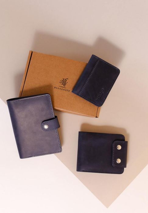 Фото Мужской подарочный набор кожаных аксессуаров Кёльн (BN-set-access-26-nn)