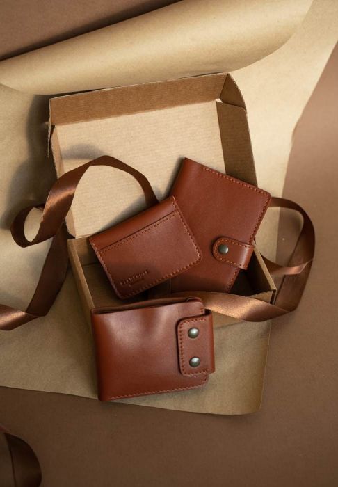 Фото Мужской подарочный набор кожаных аксессуаров Чикаго