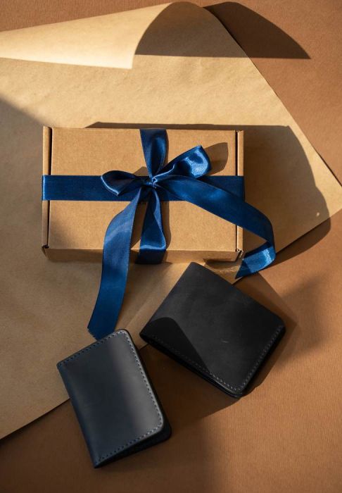 Мужской подарочный набор кожаных аксессуаров Гамбург