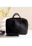 Фото Кожаная деловая сумка Briefcase 2.0 черная (TW-Briefcase-2-black)