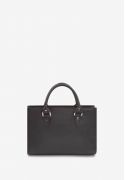 Жіноча шкіряна сумка Fancy чорна Саф'яно (TW-Fency-black-saf) фото