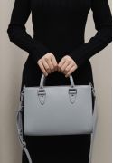 Фото Жіноча шкіряна сумка Fancy сірий краст (TW-Fency-grey)