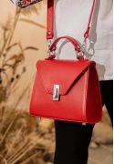 Фото Женская кожаная сумка Futsy красная (TW-Futsy-red)
