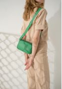 Фото Женская кожаная сумка поясная/кроссбоди Holly зеленая BlankNote (TW-Holly-gr) 