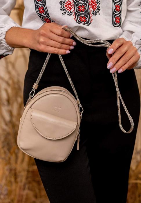 Мини-сумка Kroha светло-бежевый