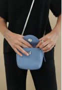 Міні-сумка Kroha блакитний флотар (TW-Kroha-blue-flo) фото