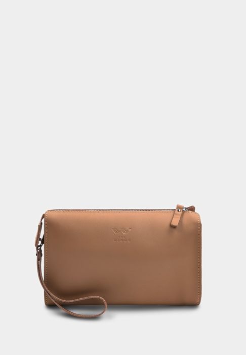 Кожаный млатч карамель краст